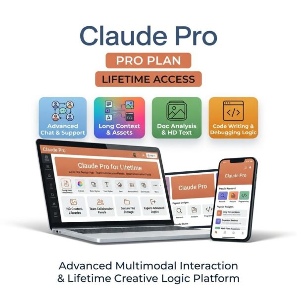 Claude Pro Plan – Advanced AI Assistant, Human-Like Writing & Long Context Analysis