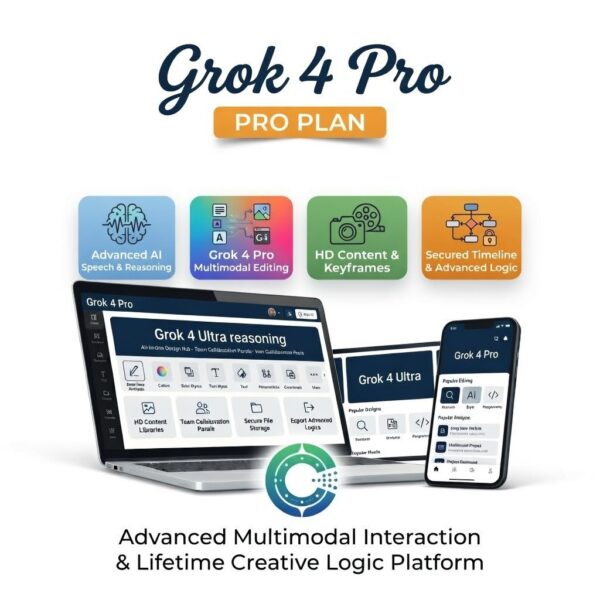 Grok 4 Pro Plan – The World’s Most Powerful & Unfiltered AI by xAI (Advanced Reasoning)