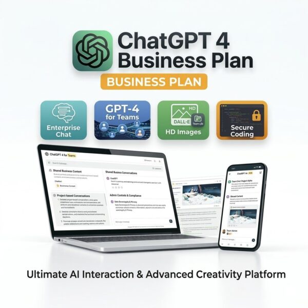 ChatGPT 4 Business Plan – Enterprise-Grade AI, Team Collaboration & HD Image Generation
